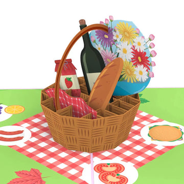 Picnic Basket Pop-Up Card